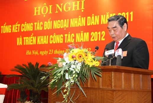 Tiếp tục đổi mới, nâng cao hiệu quả công tác đối ngoại nhân dân